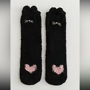 🌷🆕 😻🧦Fuzzy Warm Kitty Socks, Brand New